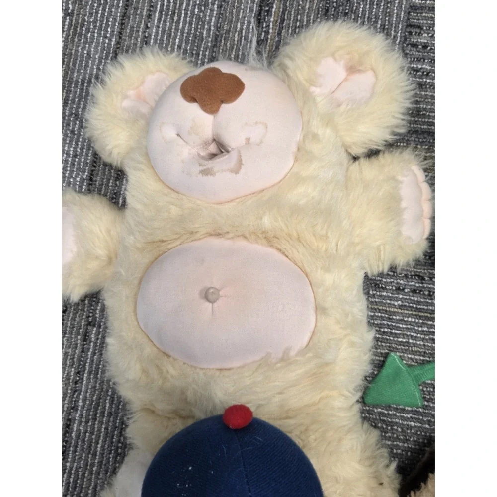 Vintage Plush Stuffed Animals Lot Furskins Baby Thistle Disney Minnie Mouse